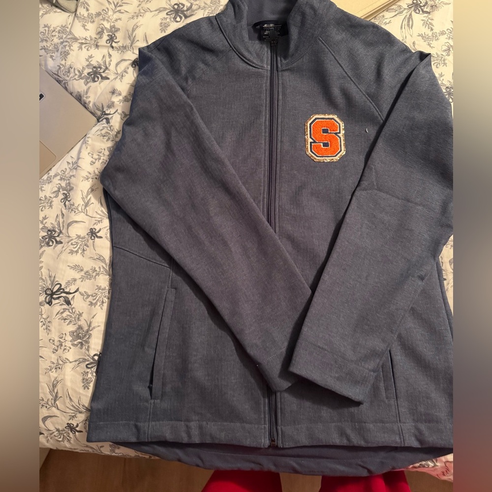 Custom made Syracuse jacket with Stoney clover lane patch.